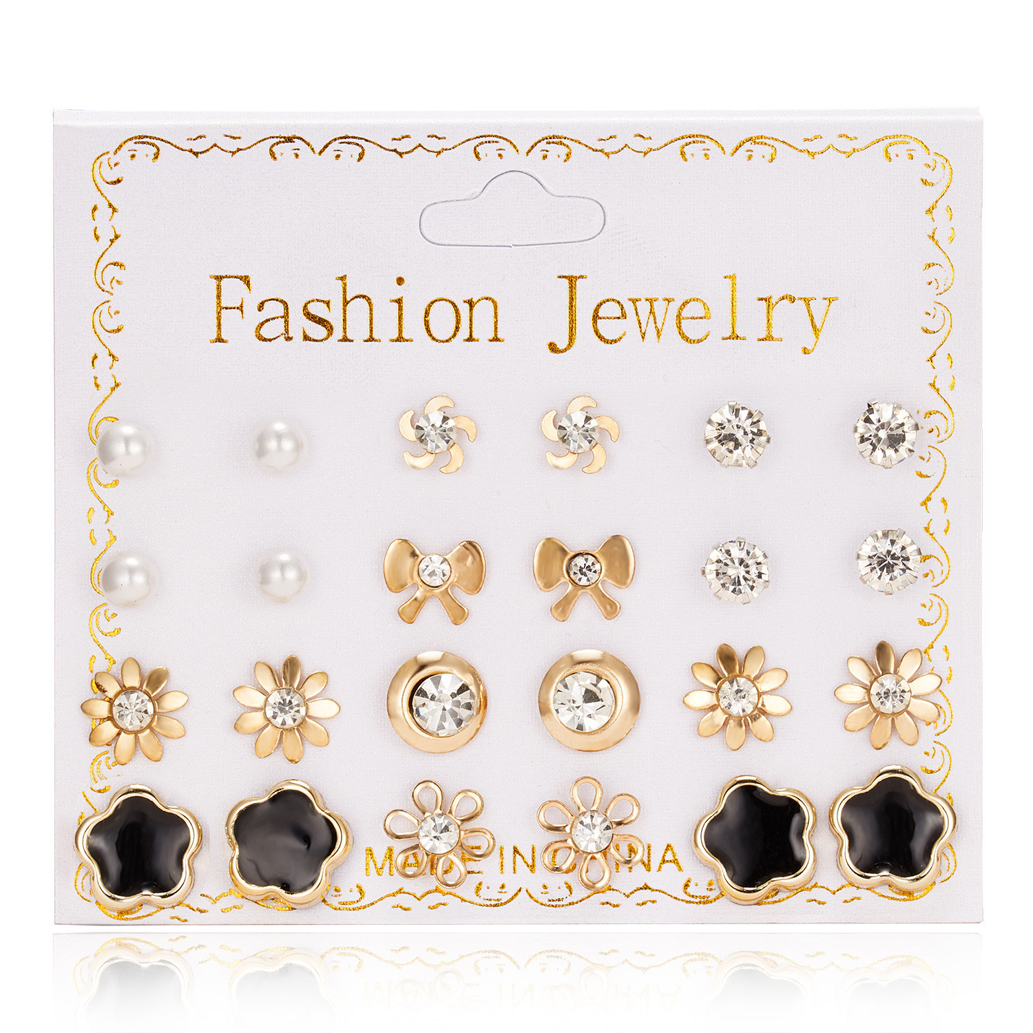 12 in one earrings set