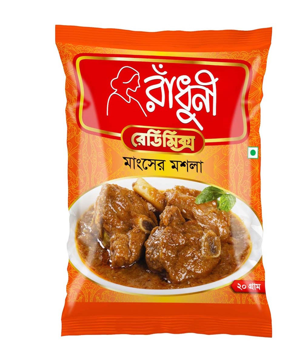রাঁধুনী মাংসের মসলা 20g (Radhuni Mangsher Moshla)